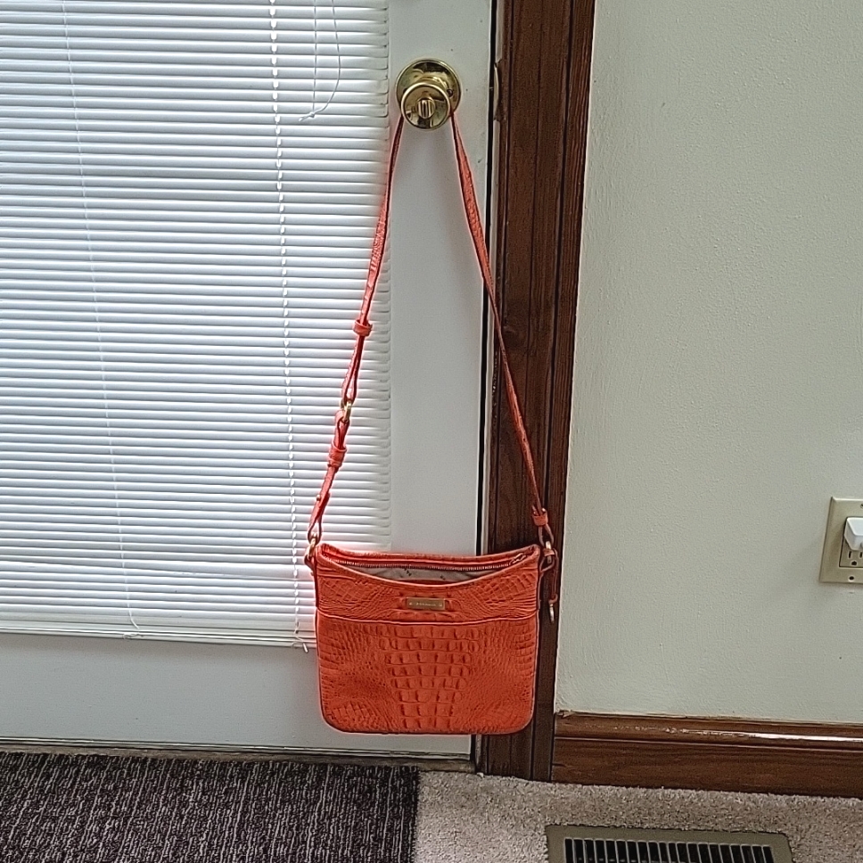 Brahmin - Salmon Colored Cross Body Bag